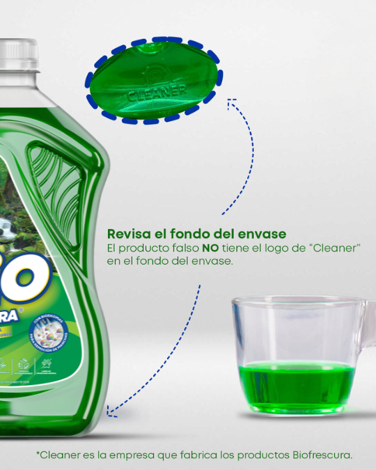 Bio falso logo cleaner